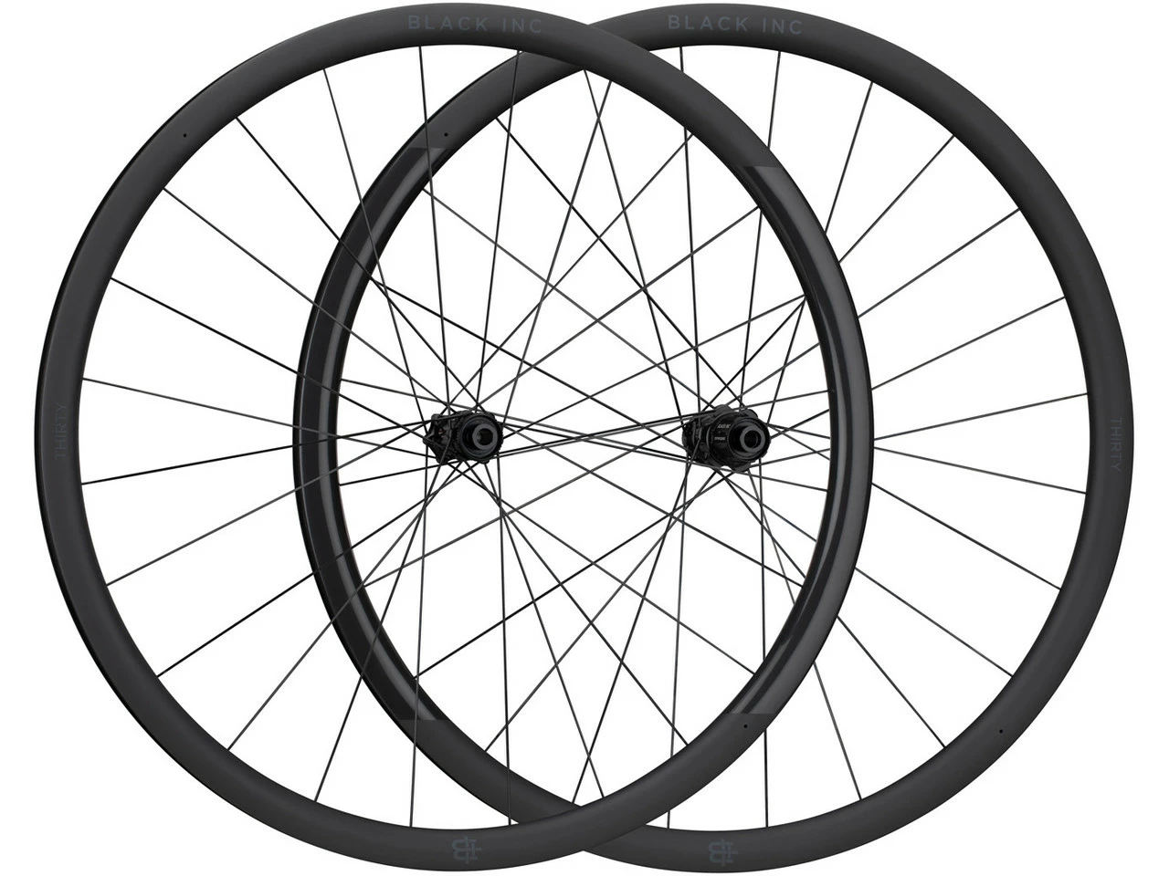Black Inc Thirty All-Road Disc Center Lock Carbon 28" Laufradsatz