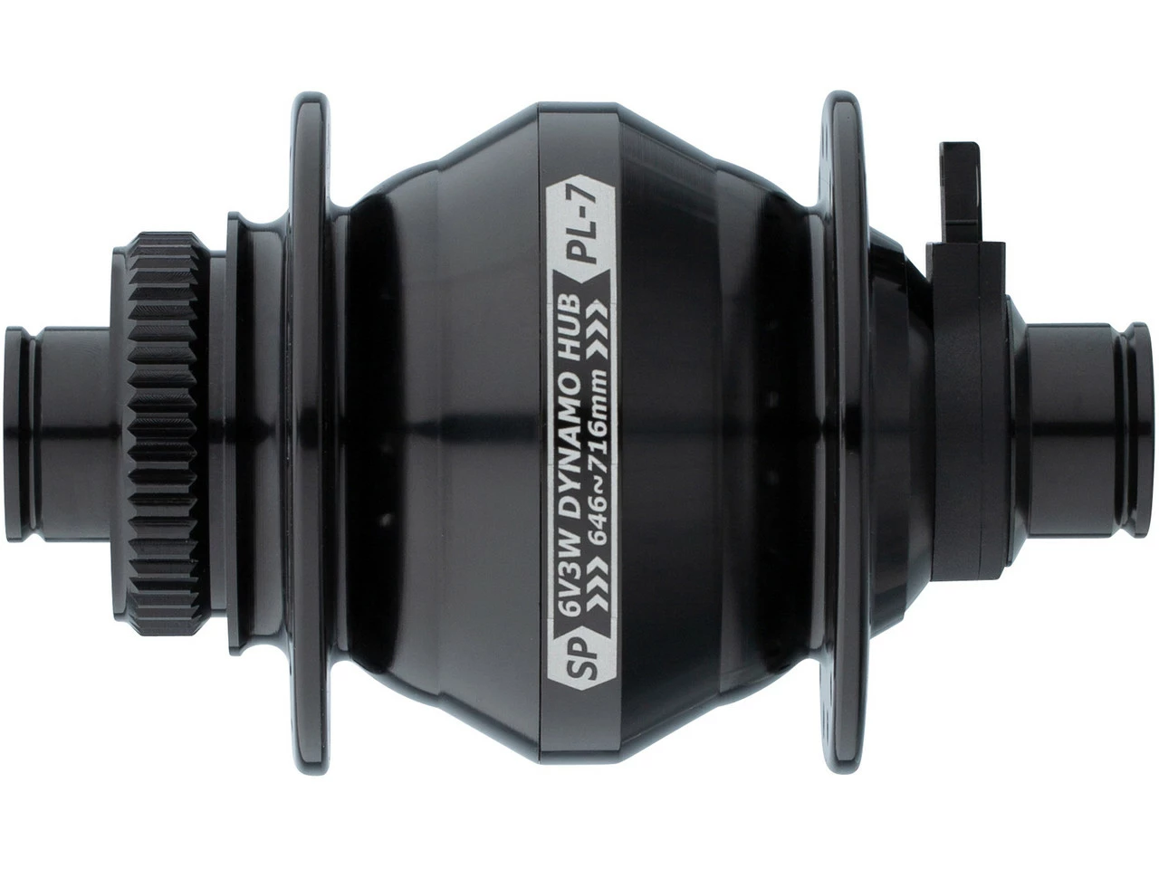 Shutter Precision Nabendynamo PL-7 QR12 Disc Center Lock