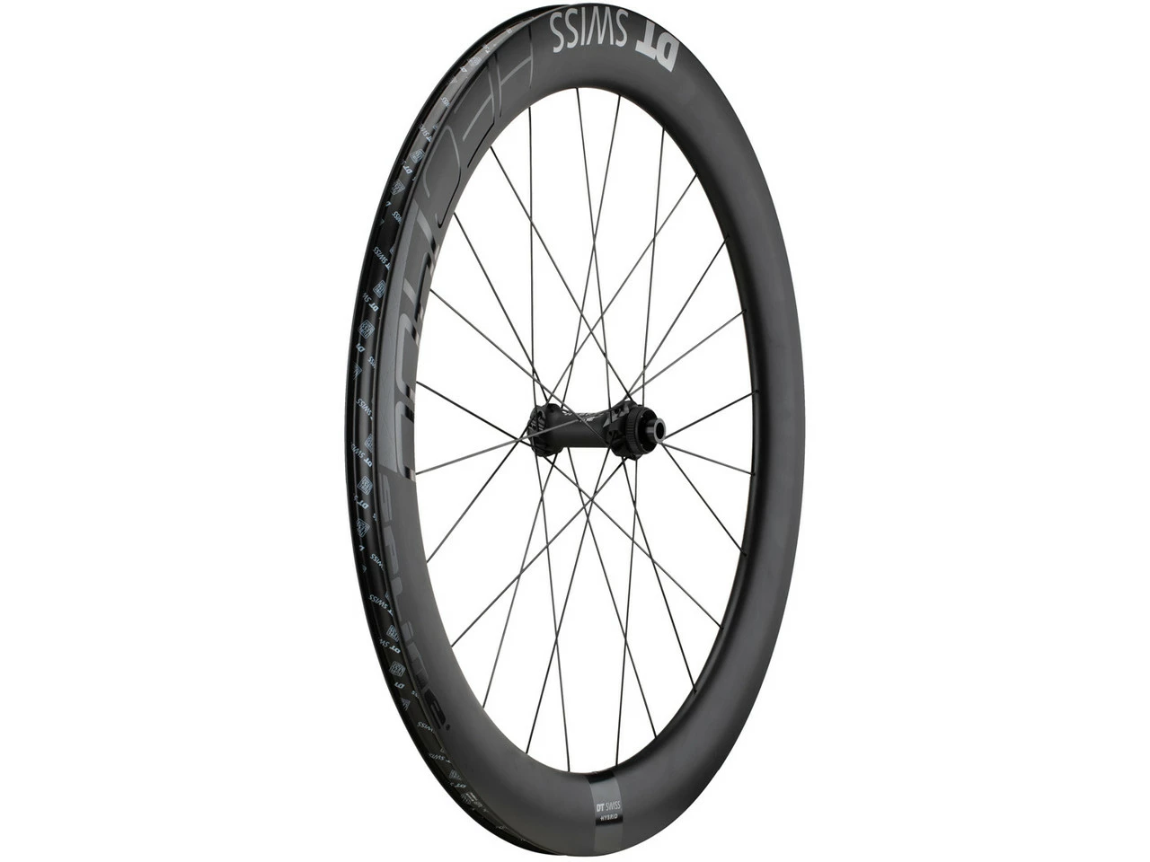 Dt-swiss HEC 1400 SPLINE 62 Carbon Boost Disc CL Hybrid 28" Laufradsatz – Bild 2